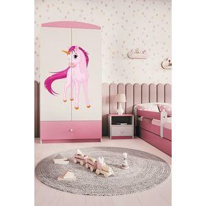Detská skriňa Babydreams 90 cm jednorožec ružová II vyobraziť