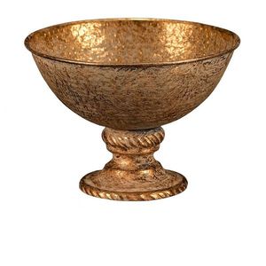 Kovový kalich široký, zlatá, 18 x 18 x 13 cm vyobraziť