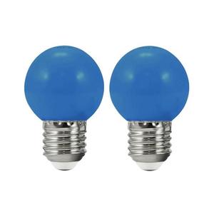 SADA 2x LED Žiarovka PARTY E27/0, 5W/36V modrá 3000K 308764 vyobraziť