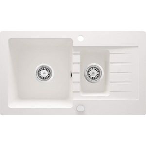 DEANTE DEANTE - Zorba alabaster - Granitový drez, 1.5 - bowl s odkvapkávačom ZQZ_A513 vyobraziť