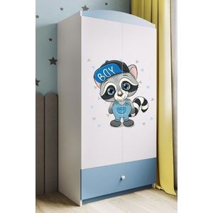 Detská skriňa Babydreams 90 cm mýval modrá vyobraziť