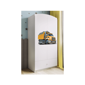 Detská skriňa Babydreams 90 cm tatra biela vyobraziť
