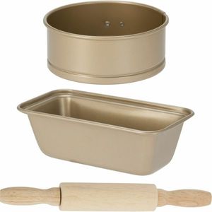Detská súprava na pečenie - 2 formy, valček vyobraziť
