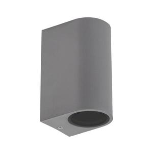 Vonkajšie nástenné svietidlo PARETE 2xGU10/6W/230V IP54 šedá 007008 vyobraziť