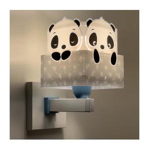 Dalber 63169T - Detské nástenné svietidlo PANDA 1xE27/60W/230V modrá 63169T vyobraziť