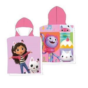 Dětské rychleschnoucí pončo DOULE Gábi 50x100 cm růžové vyobraziť