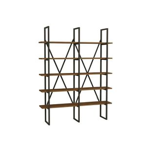 Regál Burgaz Black and Walnut vyobraziť