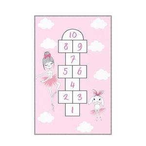 Detský koberec Skákací panák 120x180 cm ružový vyobraziť