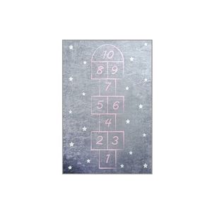 Detský koberec Skákací panák III 140x190 cm sivý vyobraziť