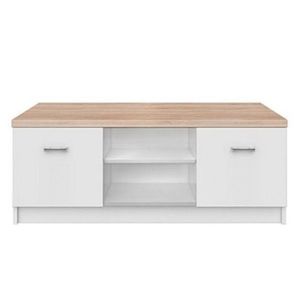 Televízny stolík TOPTY 2D typ 15, biela vyobraziť