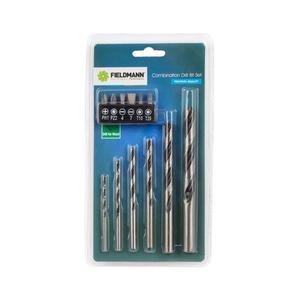 Fieldmann - Sada vrtákov do dreva + bity 12 ks chróm 50004769 vyobraziť