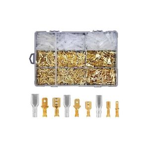 on konektory, zdierky, krytky 2.8-4.8-6.3mm - sada 900ks L962A vyobraziť