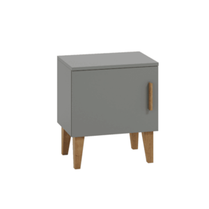 Detský nočný stolík Kubi 50 cm sivý vyobraziť