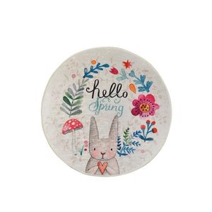 Detský okrúhly koberec Hello Spring 140 cm béžový vyobraziť