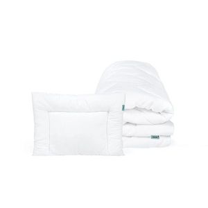 Detský posteľný SET prikrývka a vankúš Bullerbyn biely vyobraziť