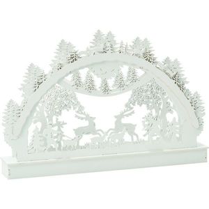 Vianočná LED dekorácia Zimný les, 29 x 4, 5 x 19 cm, 6 LED, teplá biela vyobraziť