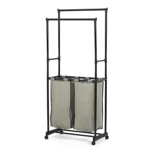 Stojan s úložným priestorom GD-176 BK, plast, čierna vyobraziť