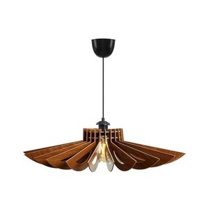 Luster na lanku 1xE27/60W/230V hnedá pr. 68 cm 390FLH1526 vyobraziť