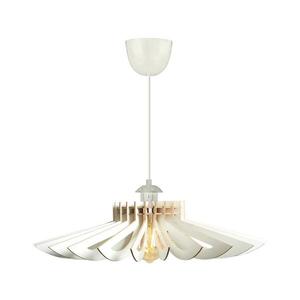 Luster na lanku 1xE27/60W/230V biela pr. 52 cm 390FLH1556 vyobraziť