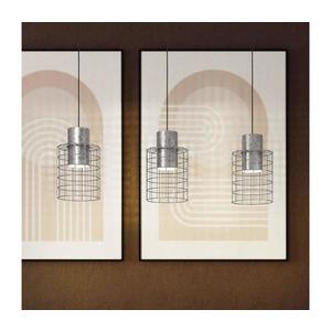 Eglo 43648 - Luster na lanku MILLIGAN 3xE27/40W/230V strieborná 43648 vyobraziť