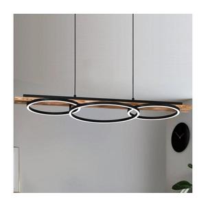 Eglo 99624-LED Stmievateľný luster BOYAL 2xLED/12, 5W/230V+LED/15, 5W hnedá/čierna 99624 vyobraziť