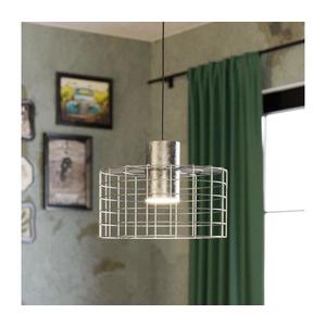 Eglo 43649 - Luster na lanku MILLIGAN 1xE27/40W/230V pr. 38 cm strieborná 43649 vyobraziť