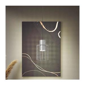 Eglo 43647 - Luster na lanku MILLIGAN 1xE27/40W/230V pr. 20 cm strieborná 43647 vyobraziť