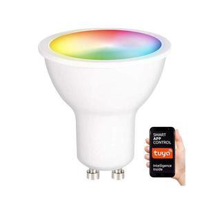 LED RGB Stmievateľná žiarovka GU10/5W/230V 2700-6500K Wi-Fi Tuya EKSM6673 vyobraziť
