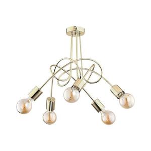 Prisadený luster TANGO 5xE27/60W/230V zlatá 28315 vyobraziť