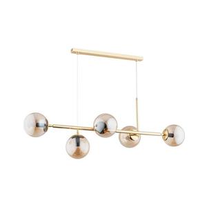 Luster na lanku DANSA 5xE14/10W/230V zlatá 63019 vyobraziť