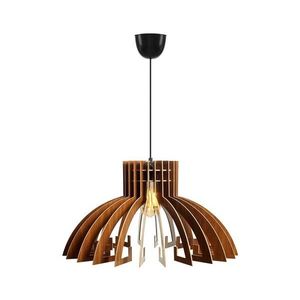 Luster na lanku 1xE27/60W/230V hnedá pr. 39 cm 390FLH1558 vyobraziť