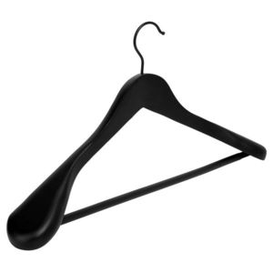 Dřevěné ramínko Emil černé vyobraziť