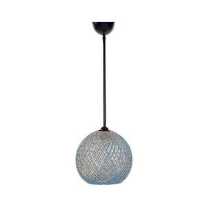 Luster na lanku JUTE 1xE27/60W/230V modrá 390FLH1570 vyobraziť