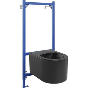 MEXEN/S - Sada pre skrytú inštaláciu bidetu Felix B s bidetom Sofia, čierna mat 69935544885 vyobraziť