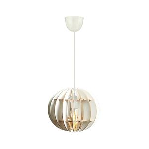 Luster na lanku 1xE27/60W/230V biela pr. 20 cm 390FLH1547 vyobraziť