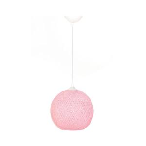 Luster na lanku JUTE 1xE27/60W/230V ružová 390FLH1576 vyobraziť