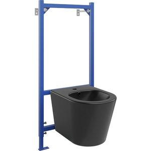 MEXEN/S - Sada pre skrytú inštaláciu bidetu Felix B s bidetom Rico, čierna mat 69935724885 vyobraziť