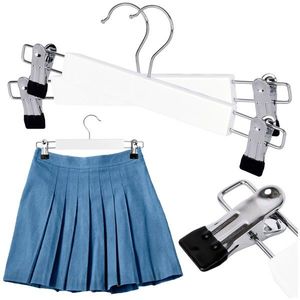 Drevený vešiak na sukne 2 kusy biely vyobraziť