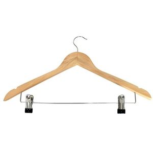 Drevený vešiak so sponami vyobraziť