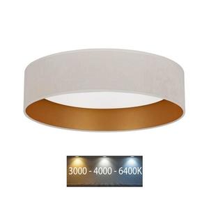 Brilagi - LED Stropné svietidlo VELVET LED/24W/230V 3000/4000/6400K krémová/zlatá vyobraziť