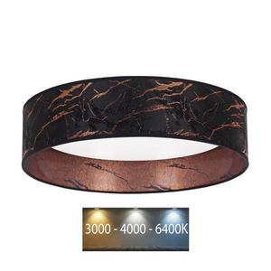 Brilagi - LED Stropné svietidlo VELVET LED/24W/230V 3000/4000/6400K čierna/medená vyobraziť
