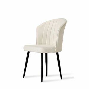 Súprava jedálenských stoličiek Rubi Cream and Black, 4 ks vyobraziť