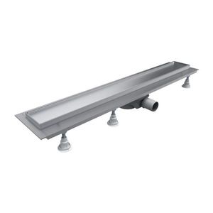 OMNIRES - LOWFIX lineárny sprchový odtok s krycou doskou pre dlažbu, 60 cm srebrny /SL/ LOWFIX60TSL vyobraziť
