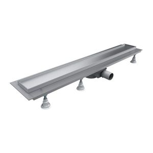 OMNIRES - LOWFIX lineárny sprchový odtok s krycou doskou pre dlažbu, 80 cm srebrny /SL/ LOWFIX80TSL vyobraziť