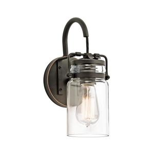 Elstead KL-BRINLEY1-OZ - Nástenné svietidlo BRINLEY 1xE27/60W/230V antracit KL-BRINLEY1-OZ vyobraziť