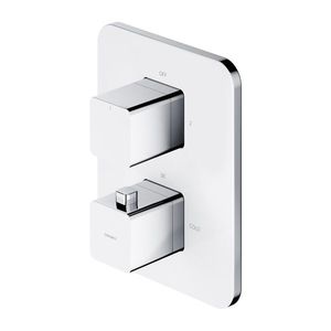 OMNIRES - PARMA termostatická sprchová batéria podomietková chróm / biela /CRB/ PM7436CRB vyobraziť