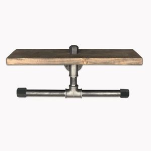 Držiak toaletného papiera BoruRaf XXX čierny/hnedý vyobraziť