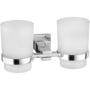 Dva poháre na zubné kefky s úchytom MEXEN VANE chróm vyobraziť