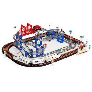 Dve dráhy Mesto viacfarebné vyobraziť