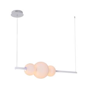 Azzardo - LED Stmievateľný luster na lanku SANDRA LED/48W/230V biela vyobraziť